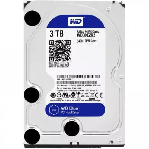 HDD WD Blue Desktop (WD30EZAZ), 3.5 3.0TB, 64MB 5400rpm