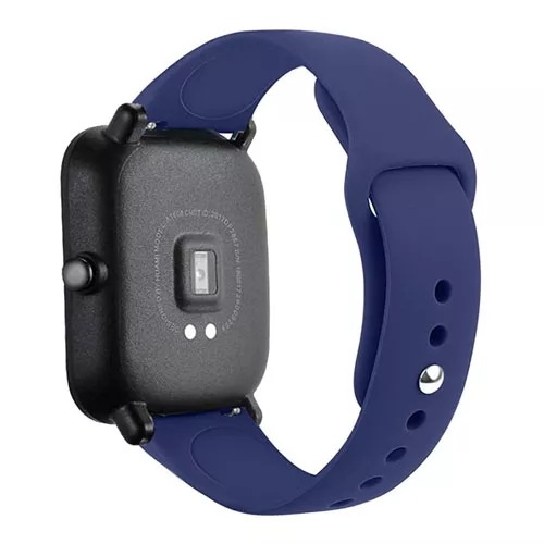 Bratara pentru ceas xiaomi strap amazfit 20mm ремешок navy blue