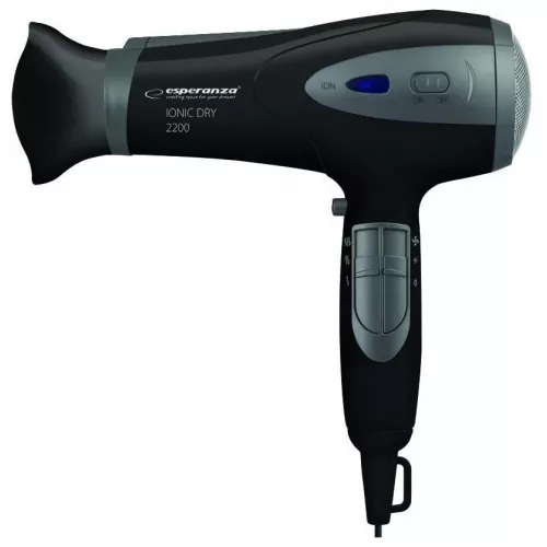 Uscator de par esperanza vivien ebh005k, uscator clasic,  2 viteze,  3 regimuri de temperatura,  functie ionica