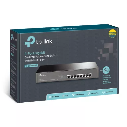 Comutator de retea tp-link tl-sg1008mp