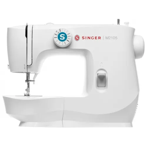 Masina de cusut singer m2105, 70 w,  8 programe,  750 cus, min,  iluminare,  alb