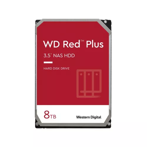 HDD WD Red Plus NAS (WD80EFBX), 3.5 8.0TB, 7200rpm,  256MB