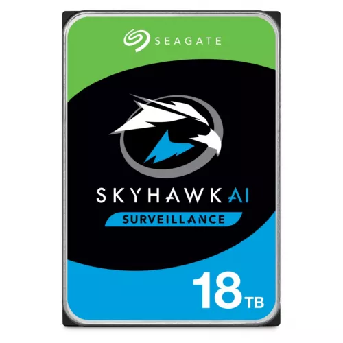HDD SEAGATE SkyHawk AI Surveillance (ST18000VE002), 3.5 18.0TB, 256MB 7200rpm