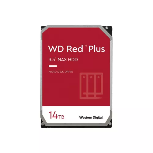 HDD WD Red Plus NAS (WD140EFGX), 3.5 14.0TB, 256MB 7200rpm
