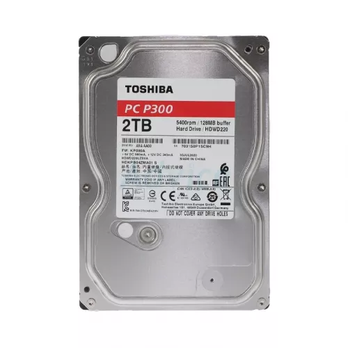 HDD TOSHIBA P300 Desktop (HDWD220UZSVA), 3.5 2.0TB, 128MB 5400rpm