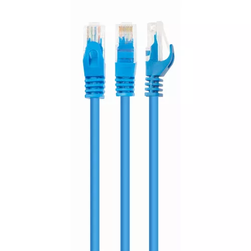 Patchcord cablexpert pp6u-3m/b, cat.6u, 3m,  blue