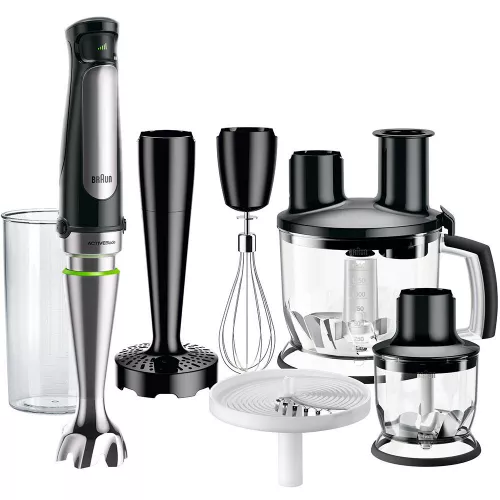 Blender braun mq7087, 1000 w, 1.5 l, 350 l, 0.6 l, negru, inox