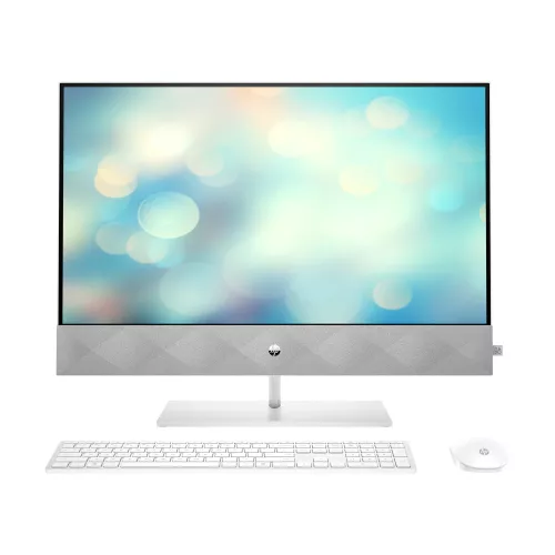 Computer All-in-One HP AIO Pavilion 24 Silver, 23.8, IPS FHD Ryzen 3 5300U 8GB 512GB SSD Radeon Graphics Win11 Keyboard+Mouse 5D247EA