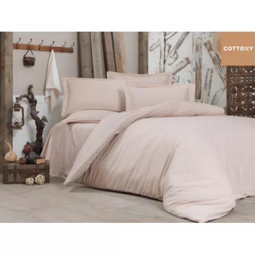 Cottony SLPSL Satin Stripe Vanilla