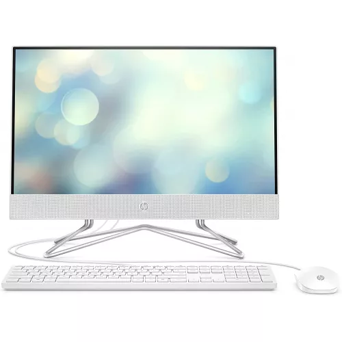 Computer All-in-One HP All-in-One 22-df1036us 3V059EA White, 21.5, IPS FHD Core i3-1125G4 8GB 256GB SSD Intel UHD DOS Keyboard+Mouse