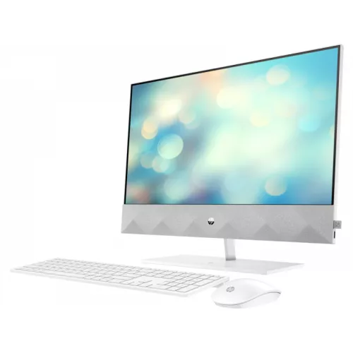Computer All-in-One HP Pavilion 24-k1012ur 5D256EA Silver, 23.8, IPS FHD Core i3-10305T 8GB 512GB SSD Intel UHD DOS Keyboard+Mouse