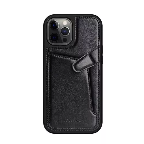 Husa nillkin aoge leather iphone 12, black