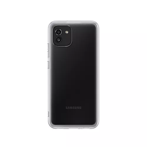 Husa helmet soft case - samsung a03, clear