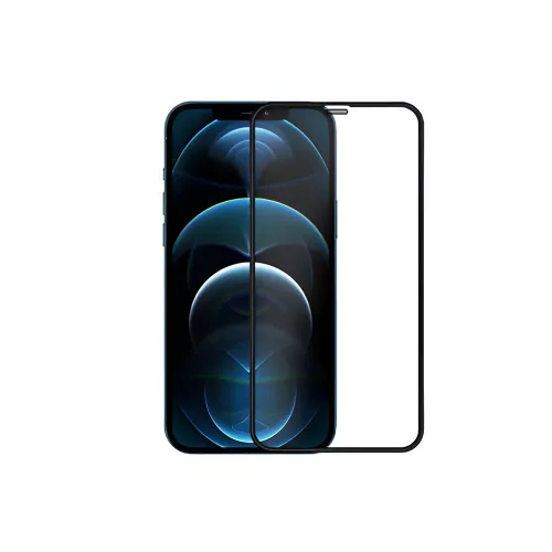 Sticla de protectie helmet diamond glass 4d - iphone 12 pro max,black frame