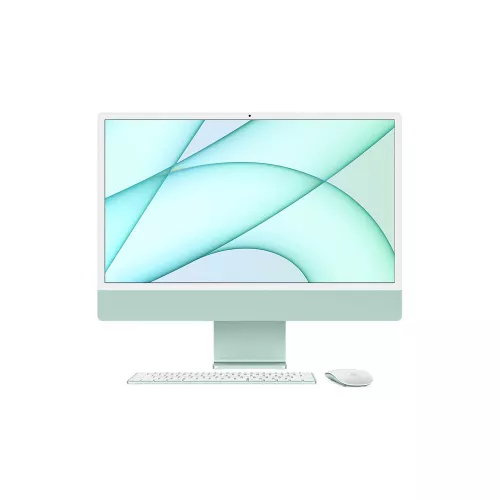 Computer All-in-One APPLE iMac MJV83RU/A Green, 24, 4480x2520 4.5K Retina, Apple M1 7-core GPU, 8Gb, 256Gb, Mac OS Big Sur, RU