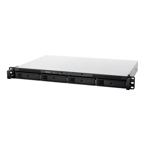 Nas server synology rs422+, 4-bay, amd ryzen 2-core 2.6-3.1ghz, 2gb ddr4 ecc, 2x1gbe, 1xpcie gen3