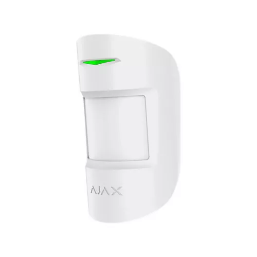 Senzor de miscare ajax wireless security motion detector "motionprotect plus", white, microwave sensor
