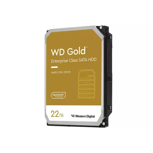 HDD WD 3.5" 22.0TB-SATA-512MB Western Digital "Gold (WD221KRYZ)", 7200 RPM, 600MB/s