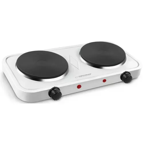 Aragaz electric esperanza cotopaxi ekh010w (ekh004w) white, 2 arzatoare, email, alb