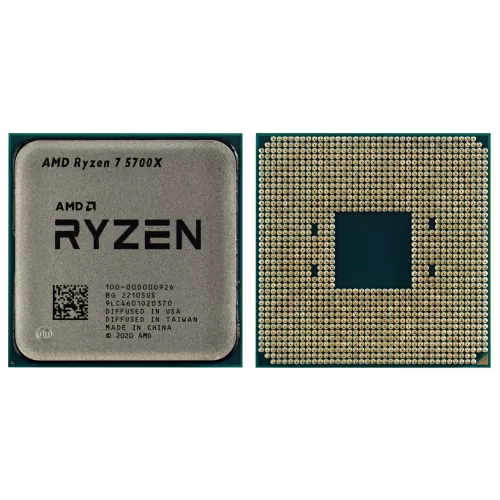 Procesor AMD CPU Ryzen 7 5700X 8-Core, 16 Threads, 3.4-4.6GHz, Unlocked, 36MB Cache, AM4, No Cooler, BOX