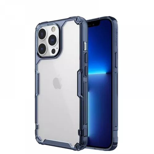 Husa nillkin apple iphone 13 pro max, ultra thin tpu, nature pro magnetic, blue