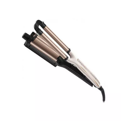 Styler remington ci91aw, 90 w, 5 setari, 210 °c, invelis ceramic, alb, auriu