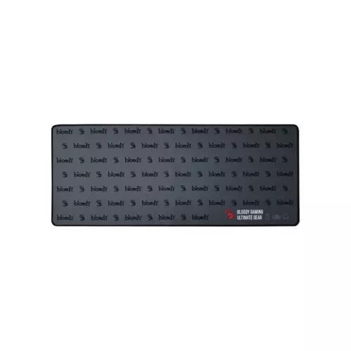Mouse pad bloody gaming mouse pad  bp-30l, 750 x 300 x 3mm, cloth/rubber, anti-fray stitching, black/redmărime: extra large material de acoperire: pânză materialul de bază: cauciuc