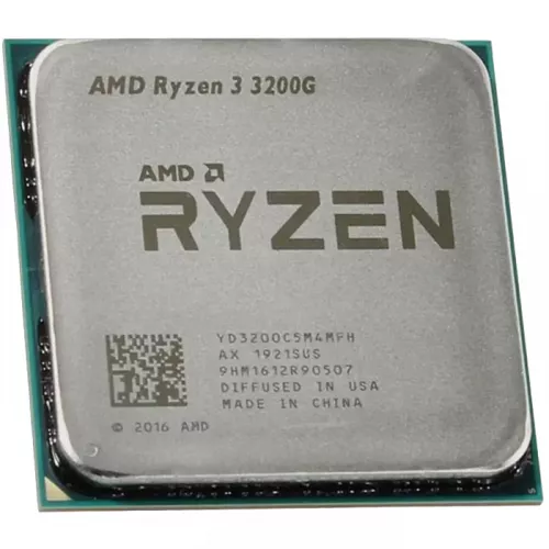Procesor amd ryzen 3 3200g, tray, am4, (3.6-4.0ghz, 4c/4t,l2 2mb,l3 4mb,12nm, vega 8 graphics, 65w)