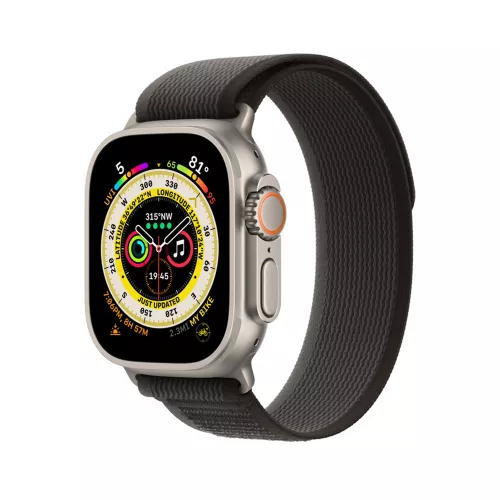 Ceas smartwatch APPLE Watch Ultra GPS + Cellular 49mm Titanium Case with Black/Gray