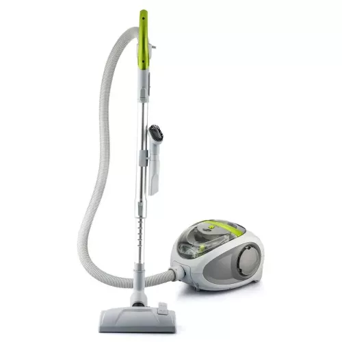 Aspirator cu container goldmaster gm 7535 grey, 2200 w, 2 l, hepa, gri