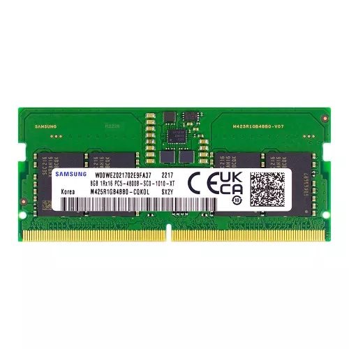 Ram samsung 8gb sodimm ddr5 m425r1gb4bb0-cqkol pc5-38400 4800mhz cl40, 1.1v