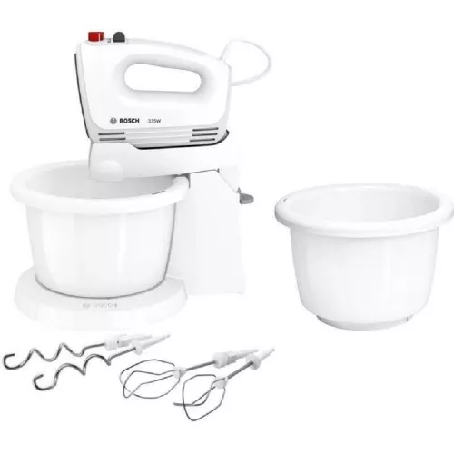 Mixer bosch mfq2620g, 375 w, 3 l, 4 viteze, alb