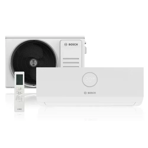 Aparat de aer conditionat bosch cl5000i-set 35 we inverter, 12000 btu, 35 m², racire/incalzire, alb