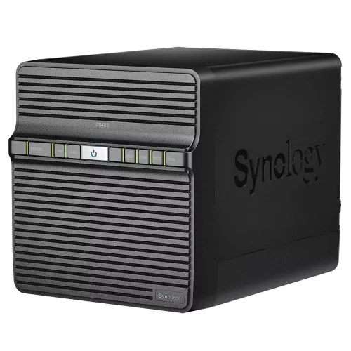 Nas server synology "ds423", 4-bay, realtek 4-core 1.7ghz, 2gb ddr4, 2x1gbe