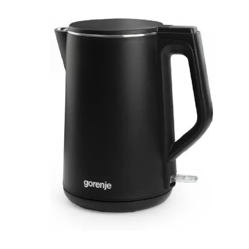 Ceainic electric gorenje k15dwbk, 1.5 l, 2200 w, inox, negru