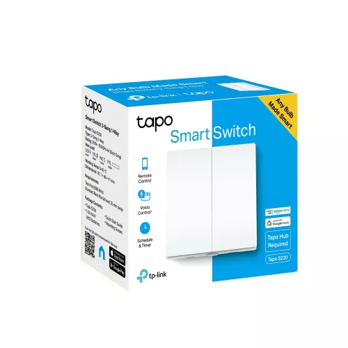 Smart light switch tp-link tapo s220, white