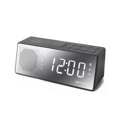 Radio portabil muse m-173 cmt, tuner fm, clocks: double alarme, nfc, black