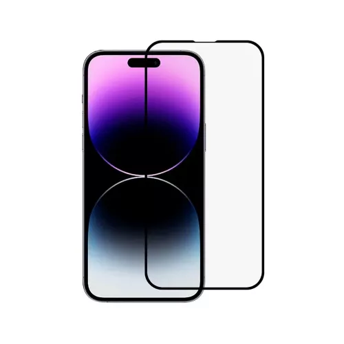 Sticla de protectie helmet 5d iphone 14 pro max, black