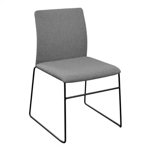 Scaun dp c01 stofa grey+black leg