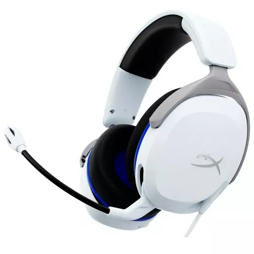 Gaming casti hyperx cloud stinger 2, 50mm driver, 32 ohm, 10-28khz, 97.5db, 275g., 3.5mm, white