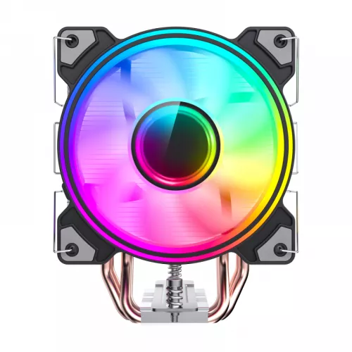 Cooler universal gamemax ice-blade argb, ( <32,6db, 800-1600rpm, 68cfm, 120mm, pwm, argb, 4x6mm, 190w, 428g.)