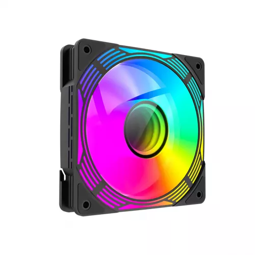 Ventilator gamemax kf300 bk, 3xargb fan kit, 120mm, <31.21db, 800-1600rpm, remote+ hub, black