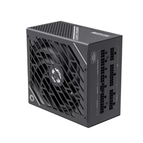 Sursa de alimentare pc gamemax atx 1050w gx-1050 pro, 80+ gold, atx3.0,pcie5.0, llc+dc/dc, full modular, black.