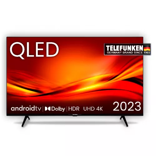Televizor telefunken 55qua9340m, 55", qled, 3840x2160, negru, uhd-qled dvb-t/t2/c/s2/ci+ licenced google tv