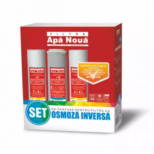 Filtru de apa apa noua an set 3 cartuse p/u filtru cu osmosa inversa