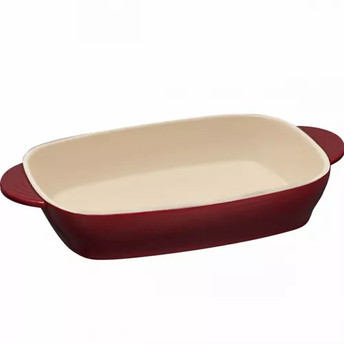 Tava de copt resto fornax 96112, ceramica, rosu