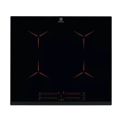 Plita incorporabila cu inductie electrolux eip6446, 7350 w, 4 arzatoare, vitroceramica, timer, negru