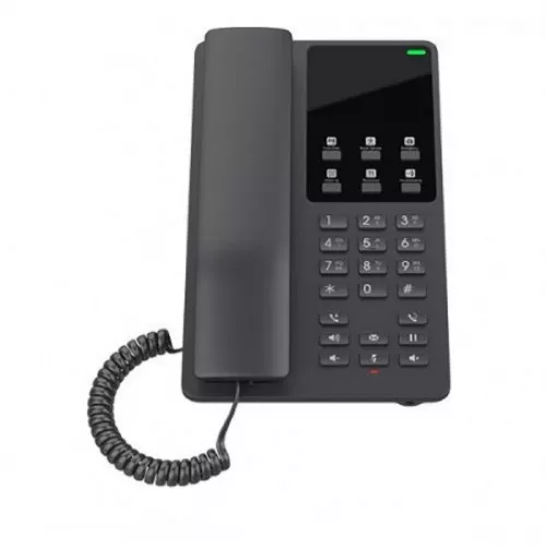 Telefon grandstream ghp621, 2 sip,2 line, poe, blacknumărul de linii sip: 2