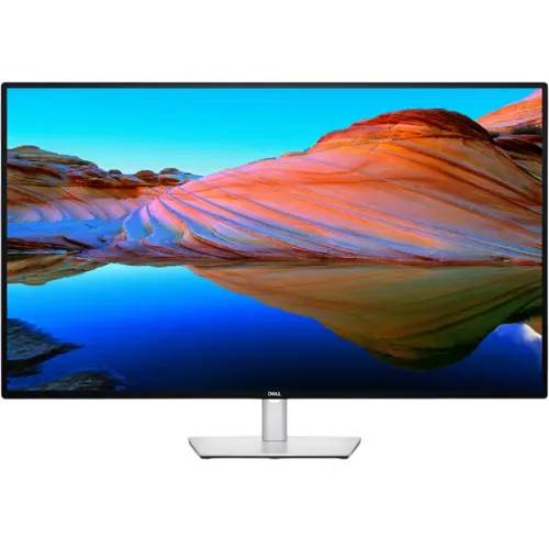 Monitor dell 43" ultrasharp u4323qe, silver, ips ,3840x2160, 60hz, 5ms, 350cd, hdmi+dp+usb+typec, lan, spkrs