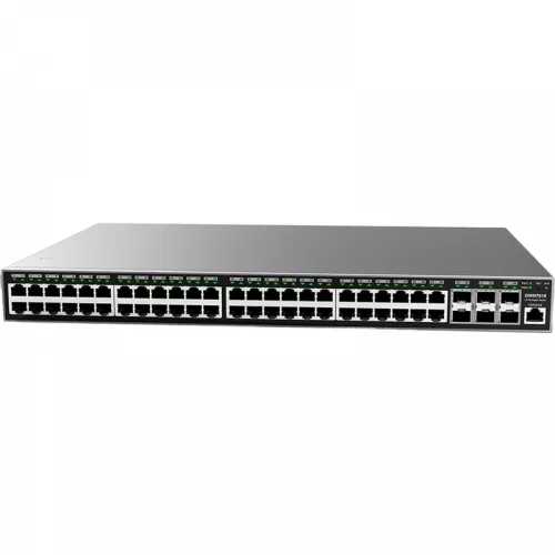 Comutator de retea grandstream 48-port gigabit layer 3 managed switch "gwn7816",6xgbit sfp+, stackable, console port, rack-mount
